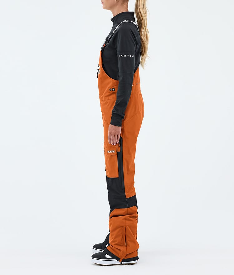 Montec Fawk W Snowboardbyxa Dam Burned Orange/Black, Image 3 of 7