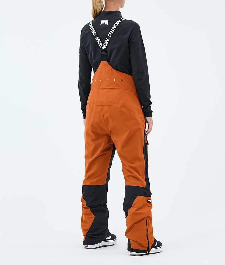 Montec Fawk W Snowboardbyxa Dam Burned Orange/Black, Image 4 of 7