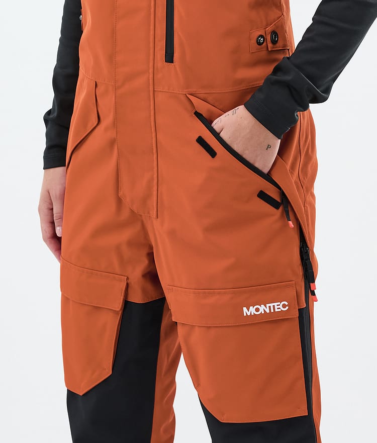 Montec Fawk W Snowboardbyxa Dam Burned Orange/Black, Bild 4 av 6
