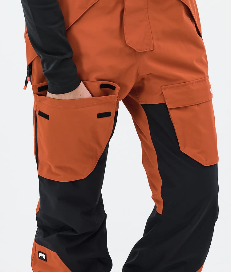 Montec Fawk W Snowboardbyxa Dam Burned Orange/Black, Bild 6 av 6