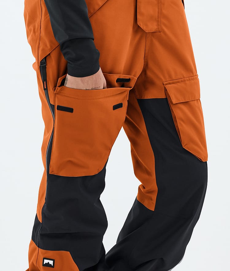 Montec Fawk W Snowboardbyxa Dam Burned Orange/Black, Image 7 of 7