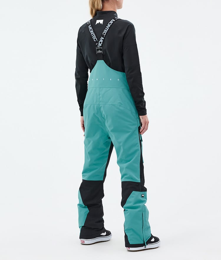 Montec Fawk W Snowboardbyxa Dam Turquoise/Black, Bild 4 av 7