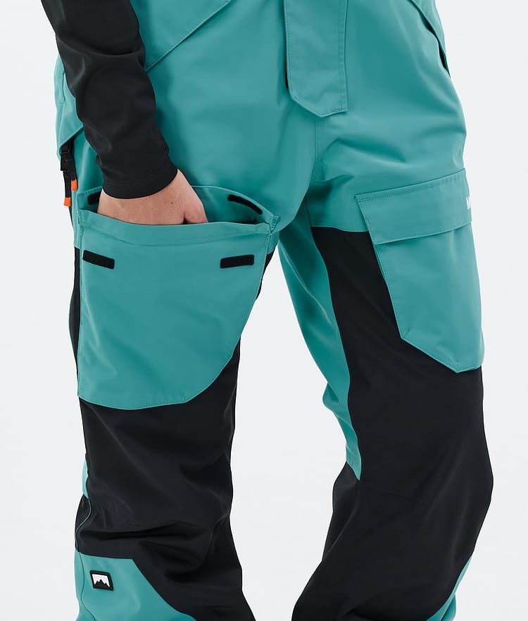 Montec Fawk W Snowboardbyxa Dam Turquoise/Black, Bild 7 av 7