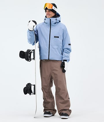 Dope Spartan Snowboardoutfit Light Blue/Walnut