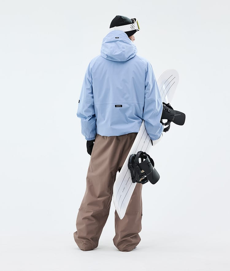 Dope Spartan Snowboardoutfit Herr Light Blue/Walnut, Image 2 of 2