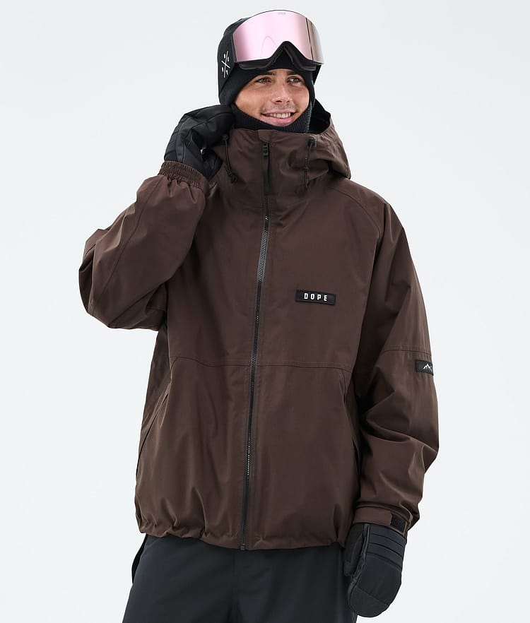 Dope Spartan Snowboardjacka Herr Dark Brown, Bild 1 av 8