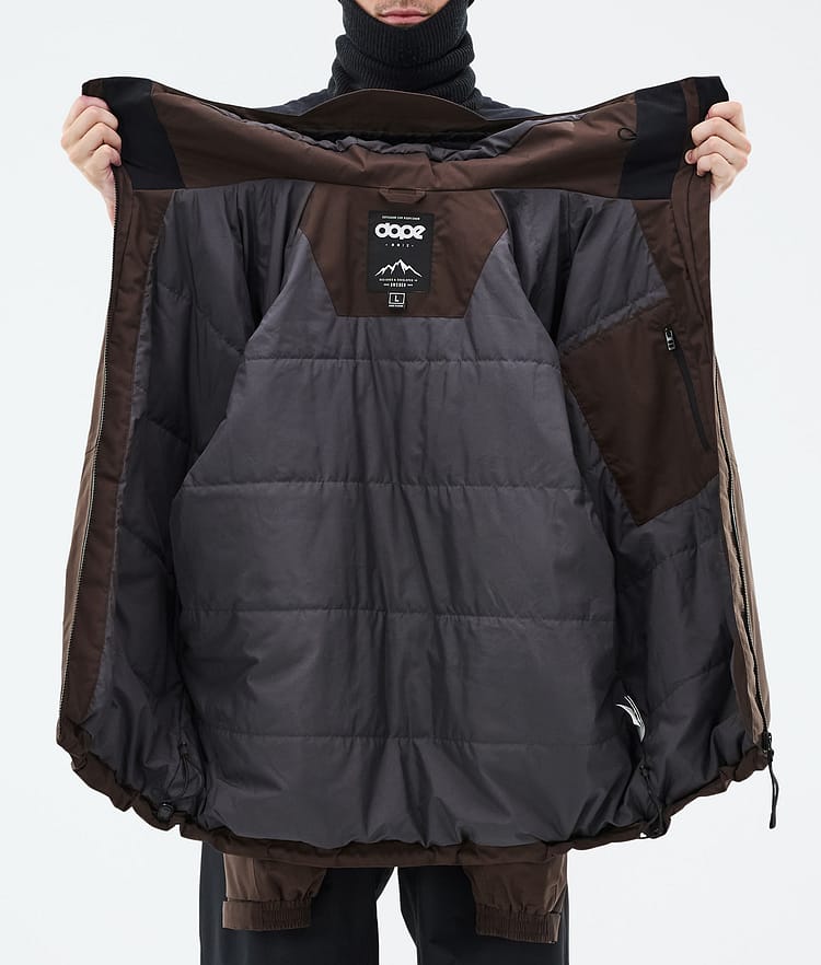 Dope Spartan Snowboardjacka Herr Dark Brown, Bild 8 av 8