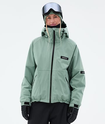 Dope Spartan W Snowboardjacka Dam Faded Green