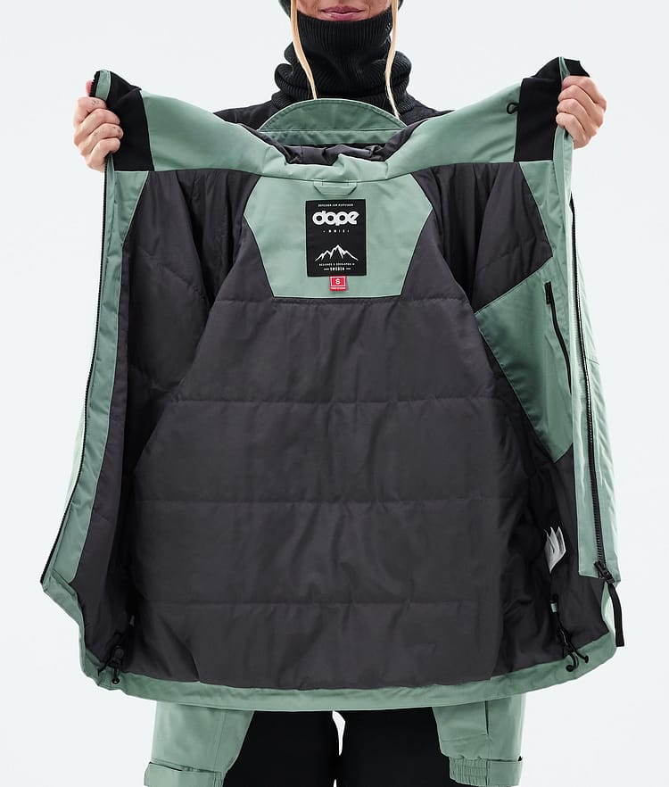 Dope Spartan W Snowboardjacka Dam Faded Green, Bild 8 av 8