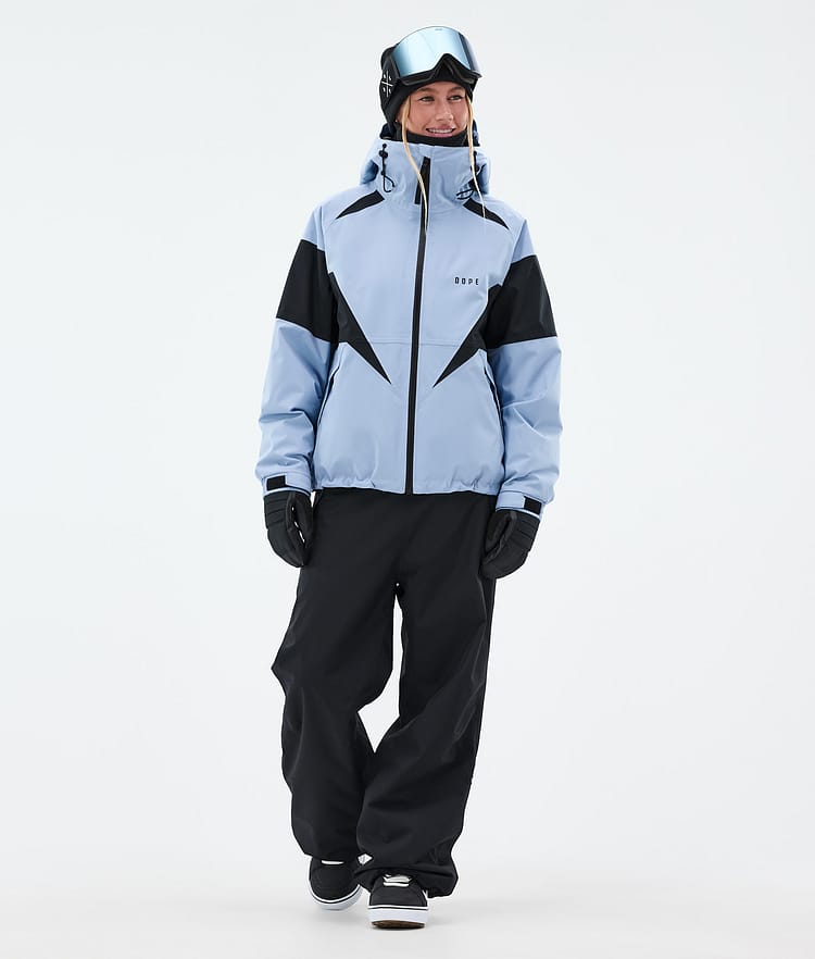 Dope Spartan W Snowboardjacka Dam Spike Light Blue/Black, Bild 2 av 8
