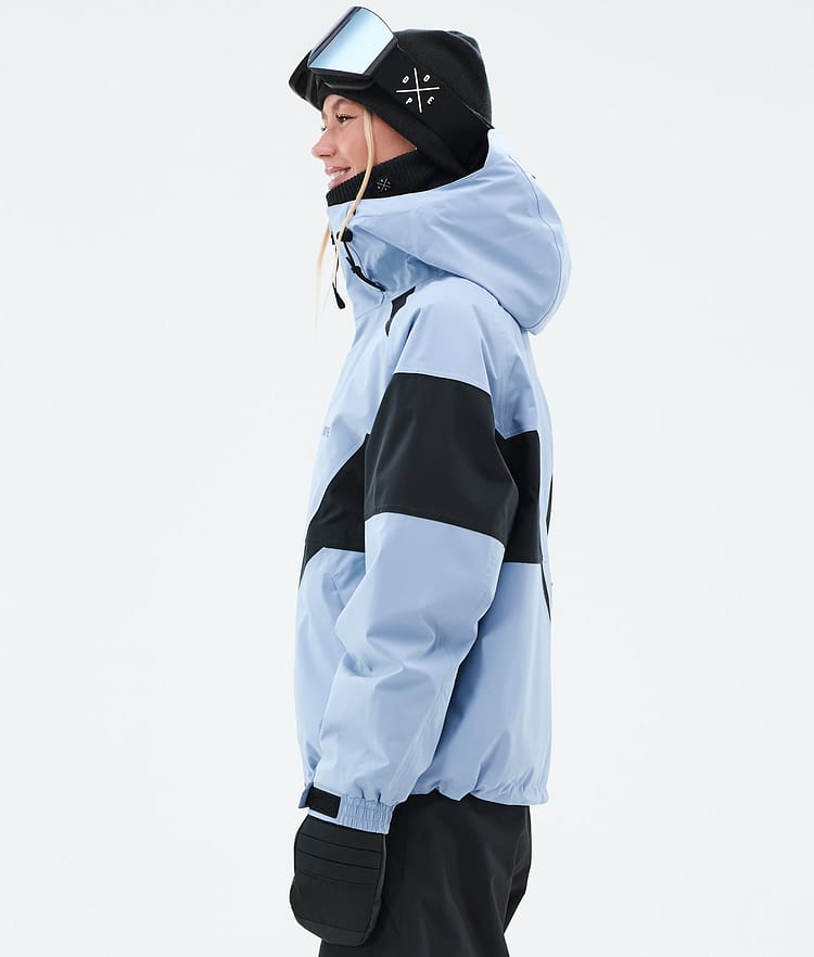 Dope Spartan W Snowboardjacka Dam Spike Light Blue/Black, Bild 5 av 8