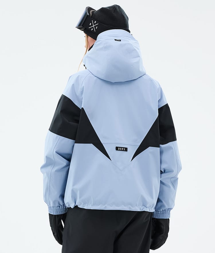 Dope Spartan W Snowboardjacka Dam Spike Light Blue/Black, Bild 6 av 8