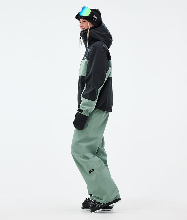 Dope Spartan W Skidjacka Dam Stripe Black/Faded Green, Bild 3 av 8