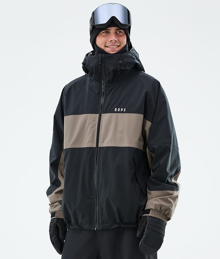 Dope Spartan Skidjacka Herr Stripe Black/Walnut, Bild 1 av 8