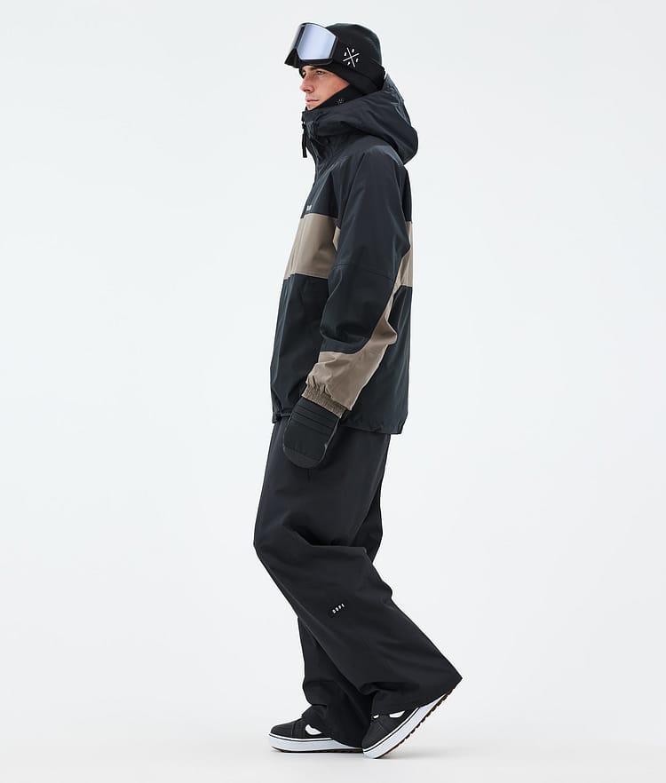 Dope Spartan Snowboardjacka Herr Stripe Black/Walnut, Bild 3 av 8
