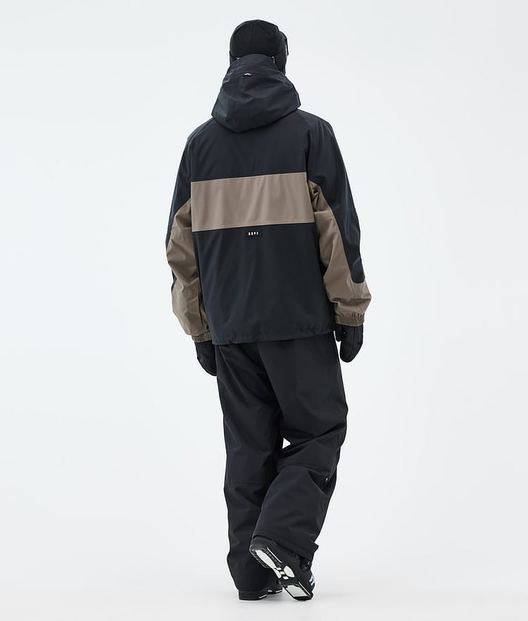 Dope Spartan Skidjacka Herr Stripe Black/Walnut, Bild 4 av 8