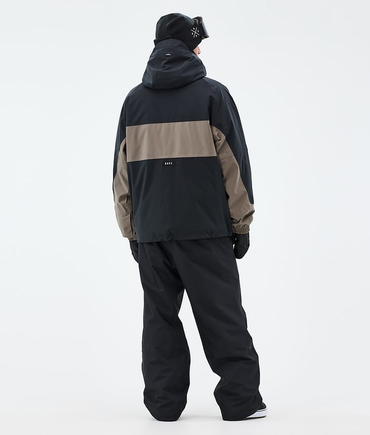 Dope Spartan Snowboardjacka Herr Stripe Black/Walnut, Bild 4 av 8