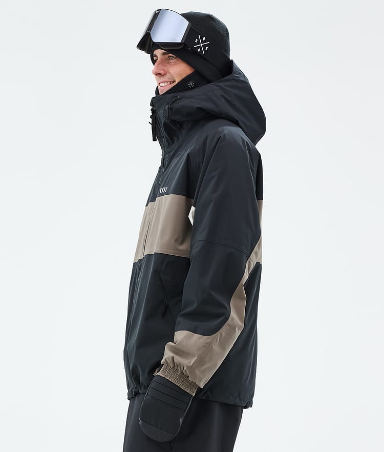 Dope Spartan Snowboardjacka Herr Stripe Black/Walnut, Bild 5 av 8