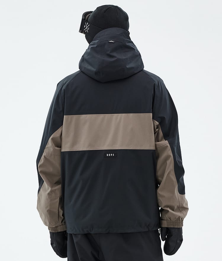 Dope Spartan Snowboardjacka Herr Stripe Black/Walnut, Bild 6 av 8