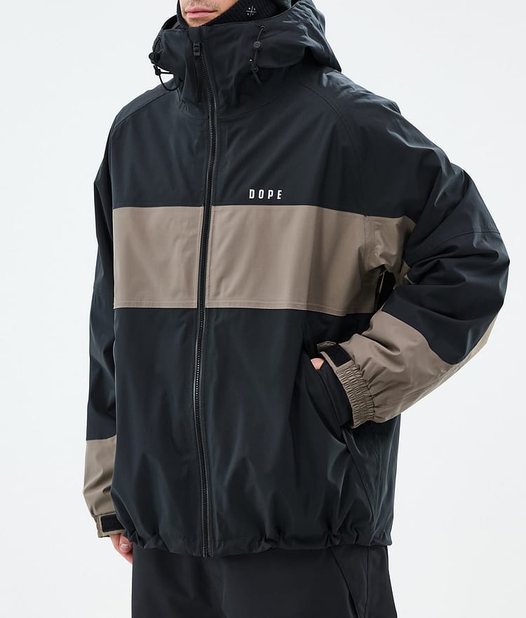 Dope Spartan Snowboardjacka Herr Stripe Black/Walnut, Bild 7 av 8