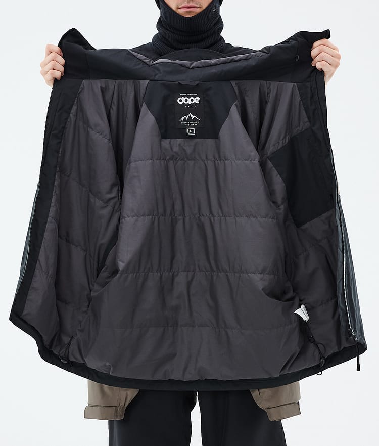 Dope Spartan Snowboardjacka Herr Stripe Black/Walnut, Bild 8 av 8