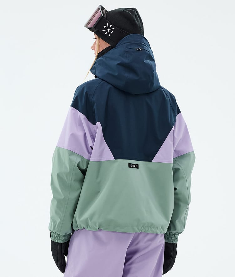 Dope Spartan W Skidjacka Dam Sport Dark Blue/Faded Violet/Faded Green, Bild 6 av 8