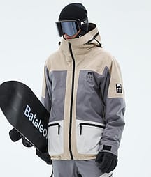 Montec Morpheus Snowboardjacka Herr Sand/Light Pearl/Light Grey