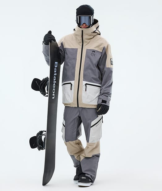 Montec Morpheus Snowboardoutfit Sand/Light Pearl/Light Grey
