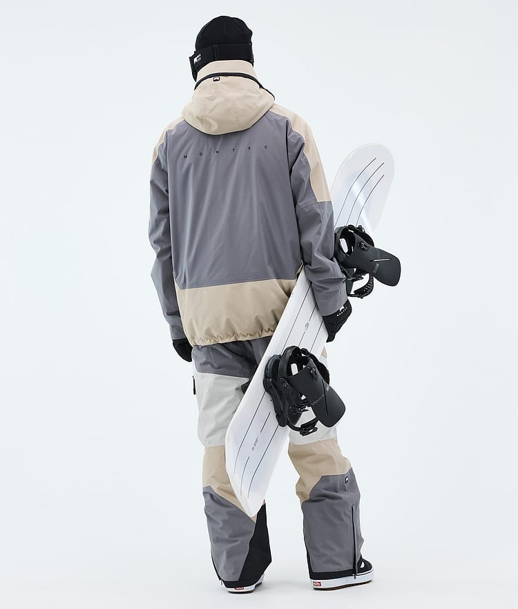 Montec Morpheus Snowboardjacka Herr Sand/Light Pearl/Light Grey, Image 3 of 9