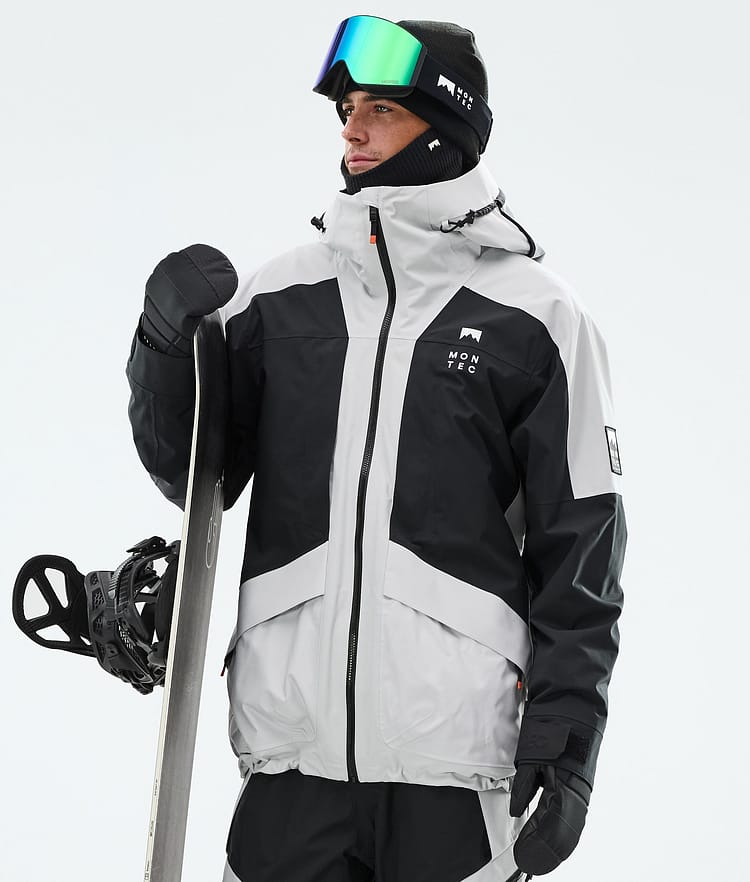 Montec Morpheus Snowboardjacka Herr Light Grey/Black, Bild 1 av 10