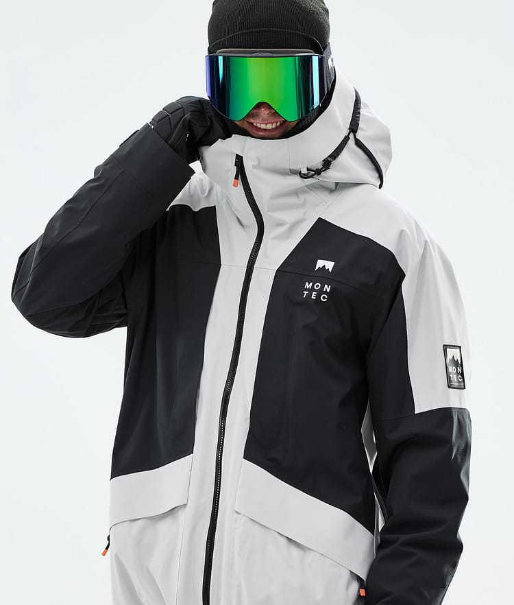 Montec Morpheus Snowboardjacka Herr Light Grey/Black, Bild 2 av 10