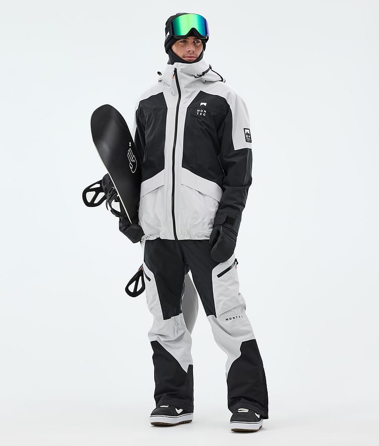 Montec Morpheus Snowboardjacka Herr Light Grey/Black, Bild 3 av 10