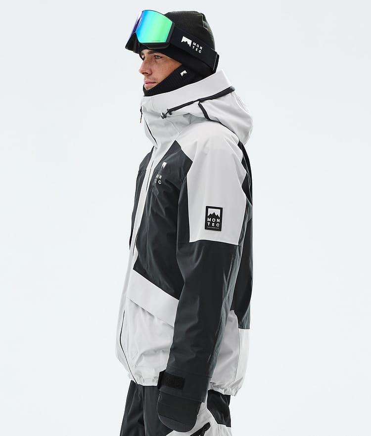 Montec Morpheus Snowboardjacka Herr Light Grey/Black, Bild 6 av 10