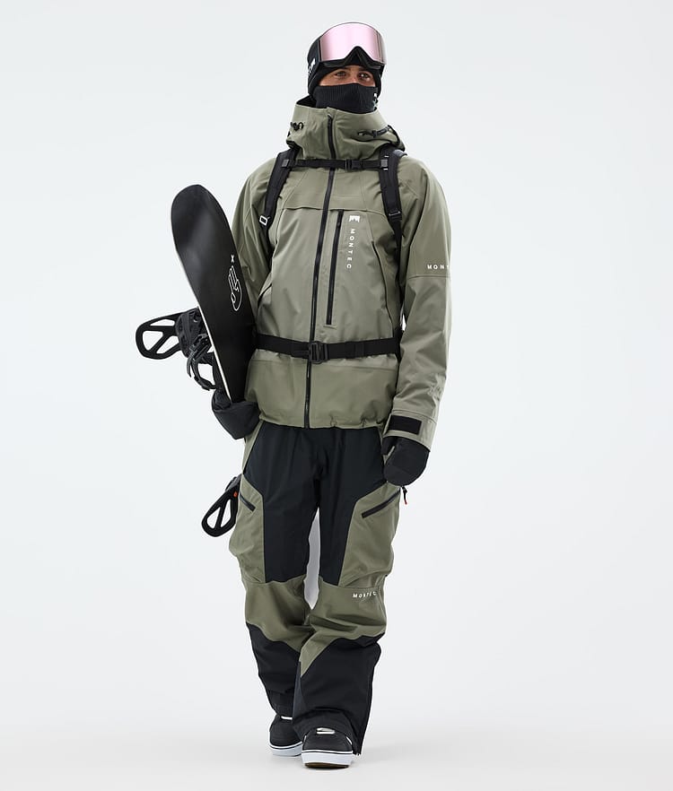 Montec Oracle Snowboardjacka Herr Greenish, Bild 3 av 11