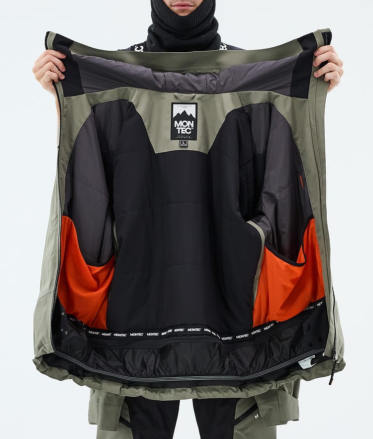 Montec Oracle Snowboardjacka Herr Greenish, Bild 9 av 9