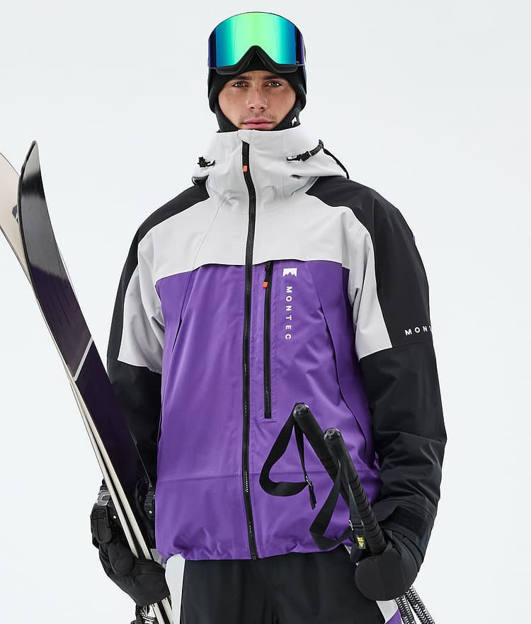 Montec Oracle Skidjacka Herr Light Grey/Black/Vivid Purple, Bild 1 av 10