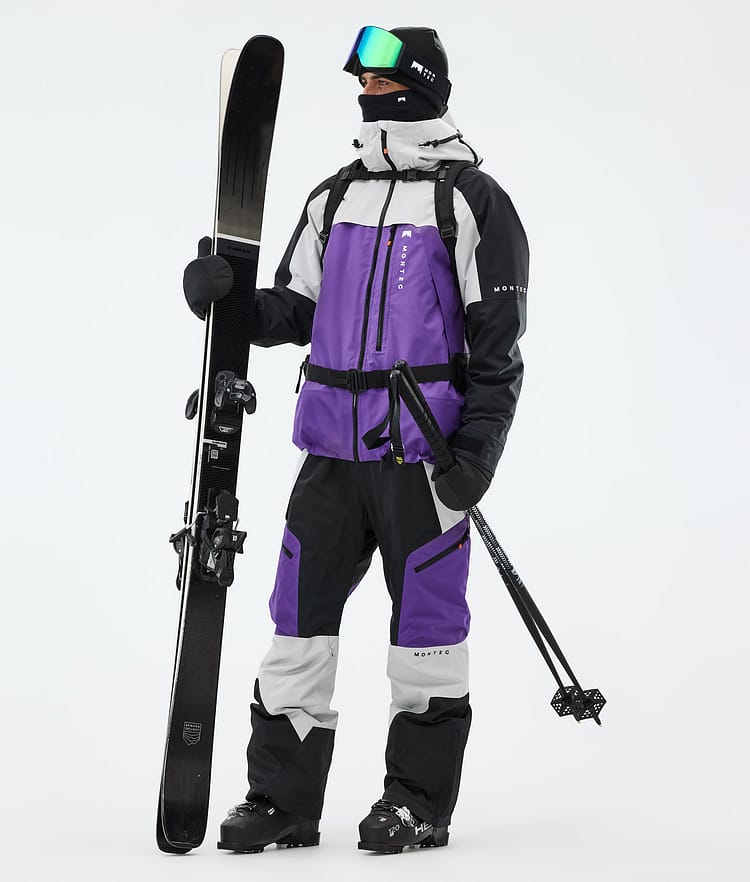 Montec Oracle Skidjacka Herr Light Grey/Black/Vivid Purple, Bild 3 av 10