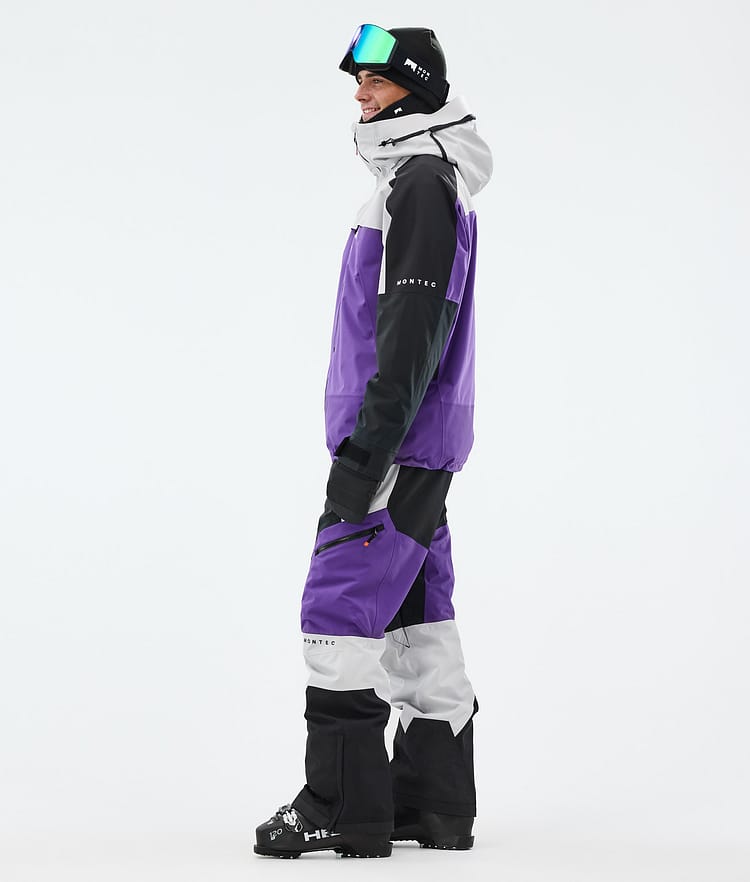 Montec Oracle Skidjacka Herr Light Grey/Black/Vivid Purple, Bild 4 av 10