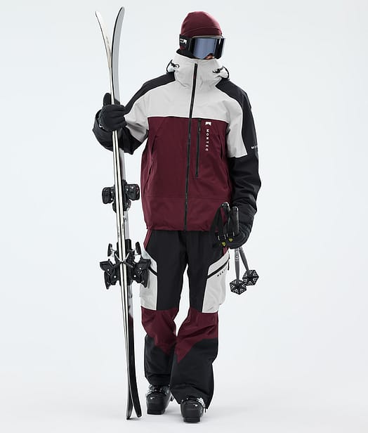 Montec Oracle Skidoutfit Light Grey/Black/Burgundy