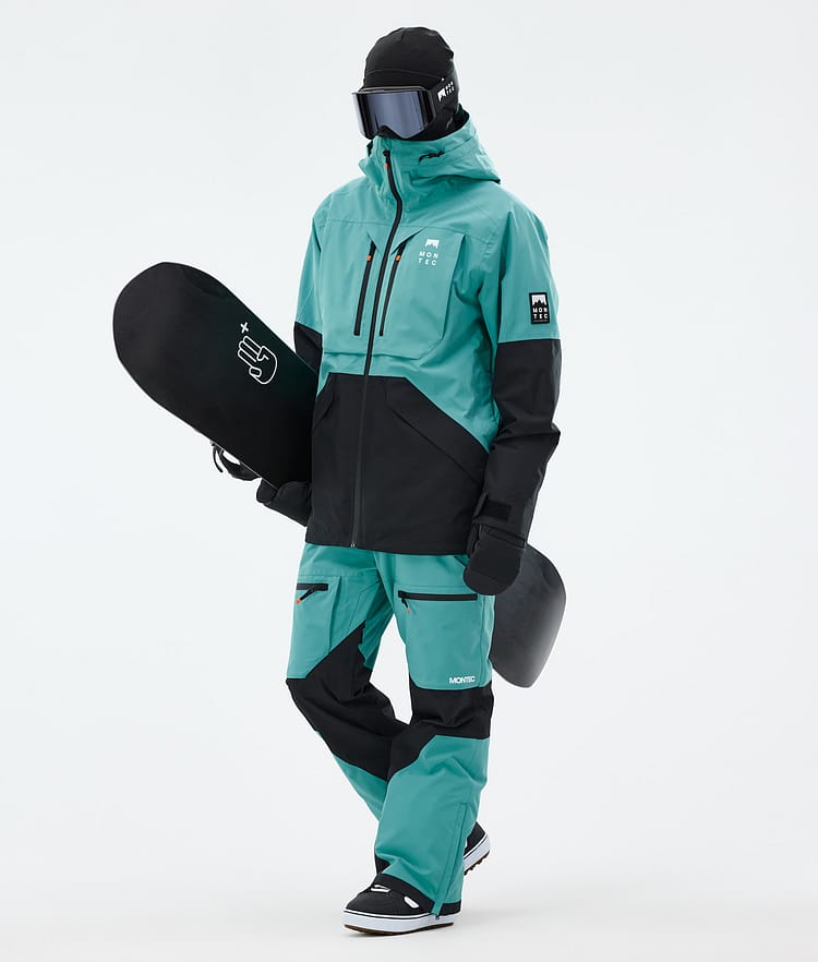 Montec Arch Snowboardjacka Herr Turquoise/Black, Bild 3 av 10