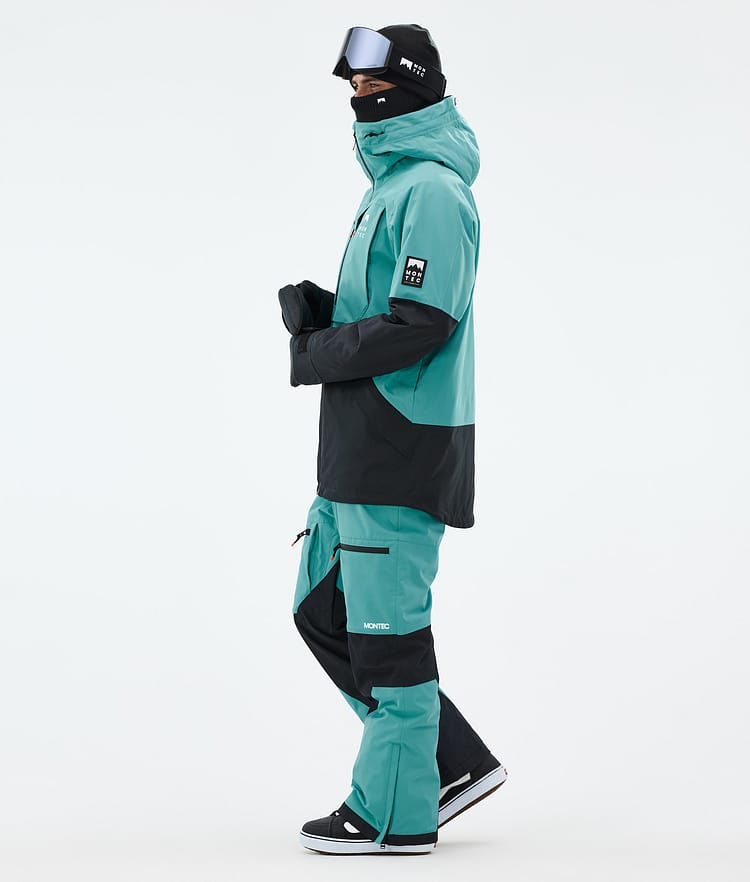 Montec Arch Snowboardjacka Herr Turquoise/Black, Bild 4 av 10