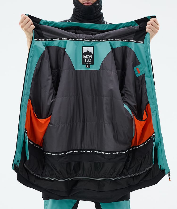 Montec Arch Snowboardjacka Herr Turquoise/Black, Bild 10 av 10