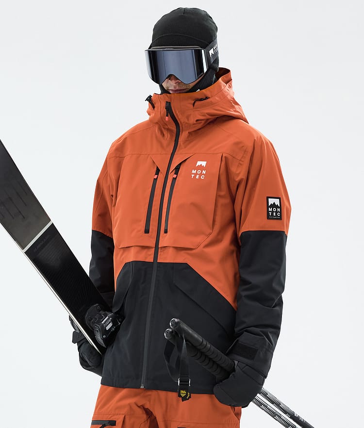Montec Arch Skidjacka Herr Burned Orange/Black, Bild 1 av 10