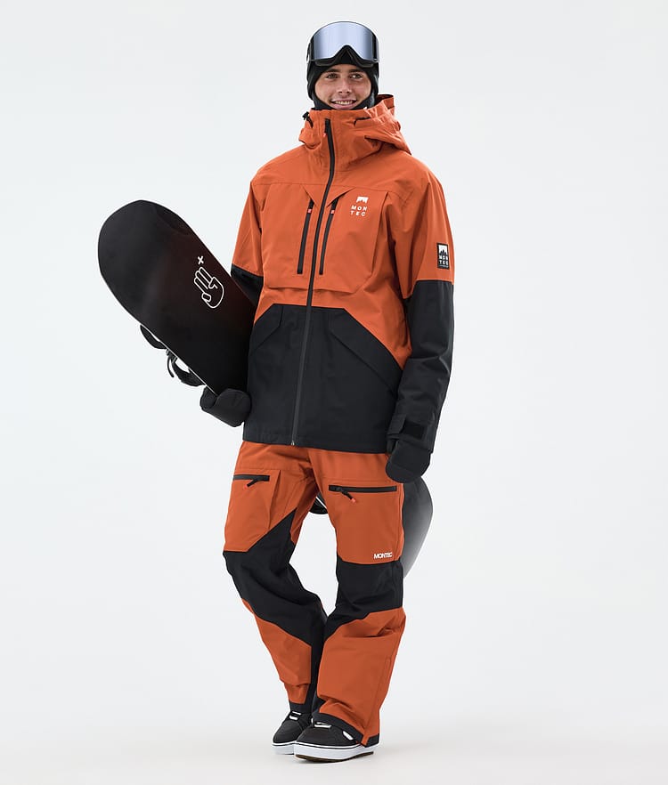 Montec Arch Snowboardjacka Herr Burned Orange/Black, Bild 3 av 10