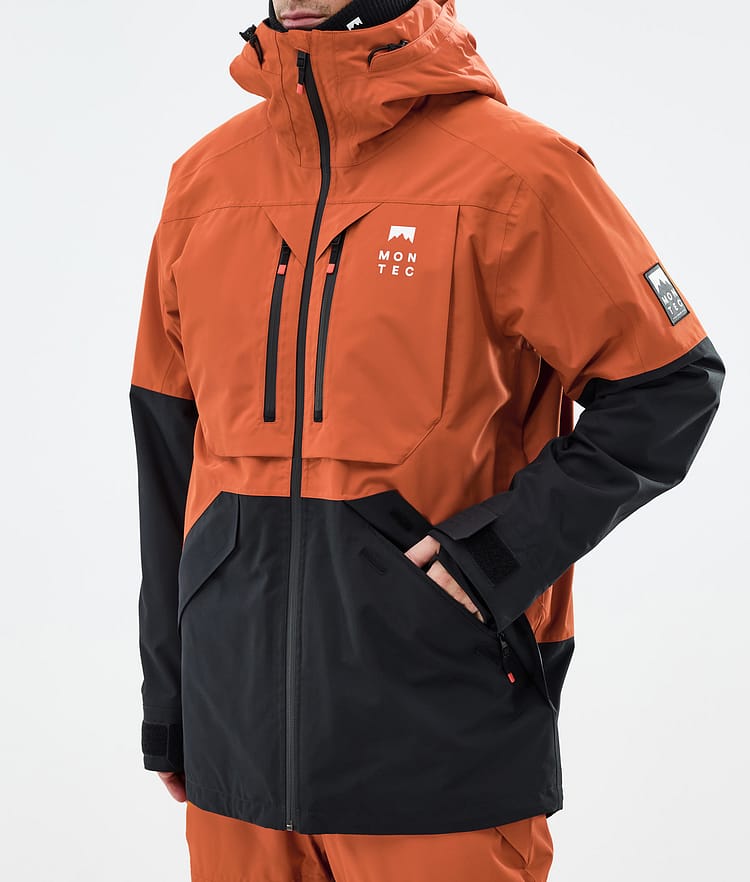 Montec Arch Skidjacka Herr Burned Orange/Black, Bild 8 av 10