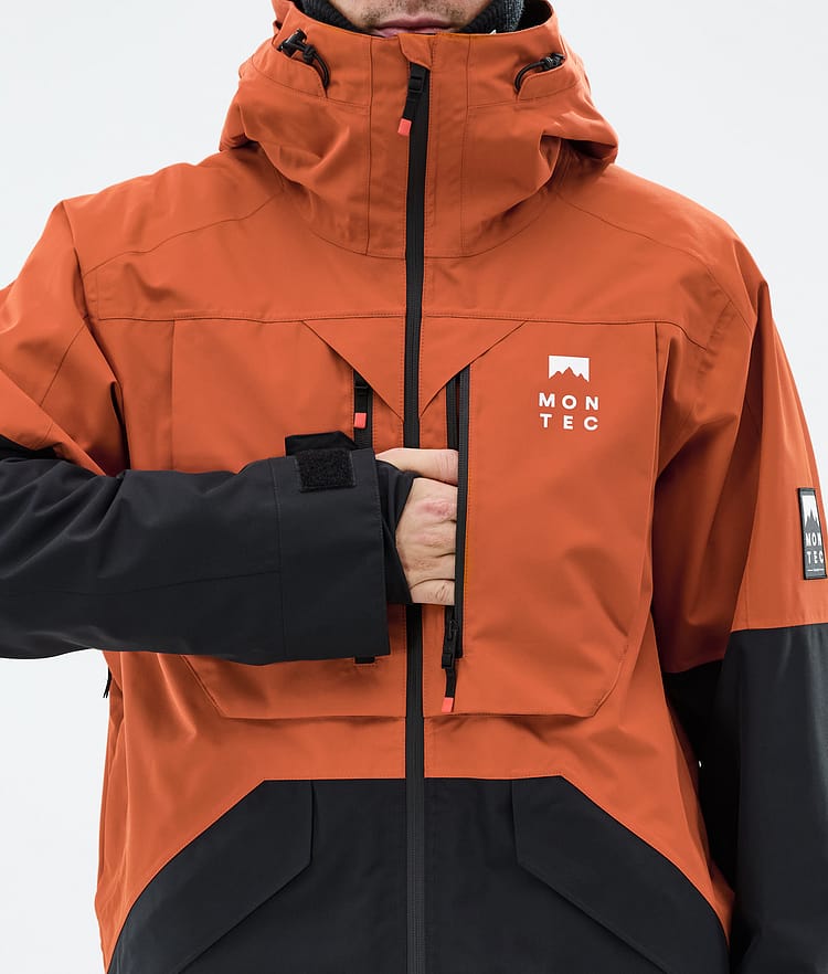 Montec Arch Skidjacka Herr Burned Orange/Black, Bild 9 av 10