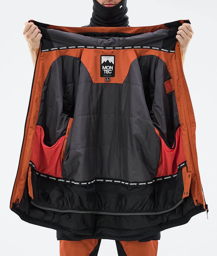 Montec Arch Snowboardjacka Herr Burned Orange/Black, Bild 10 av 10