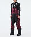 Montec Dozer Skidbyxa Herr Burgundy/Black
