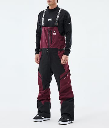 Montec Dozer Snowboardbyxa Burgundy/Black