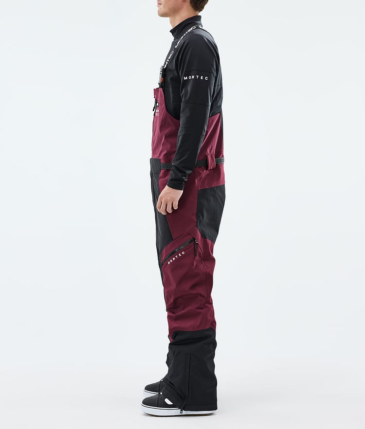 Montec Dozer Snowboardbyxa Herr Burgundy/Black, Image 2 of 6
